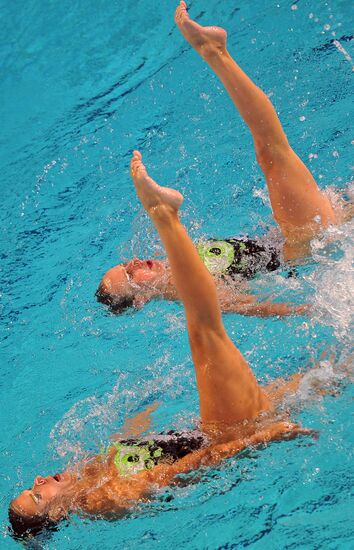 European Synchronized Swimming Championships. Day One