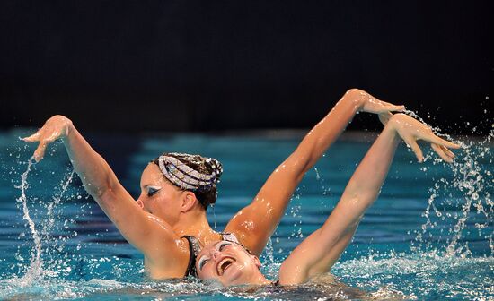 Synchronized swimming European Championship. First day