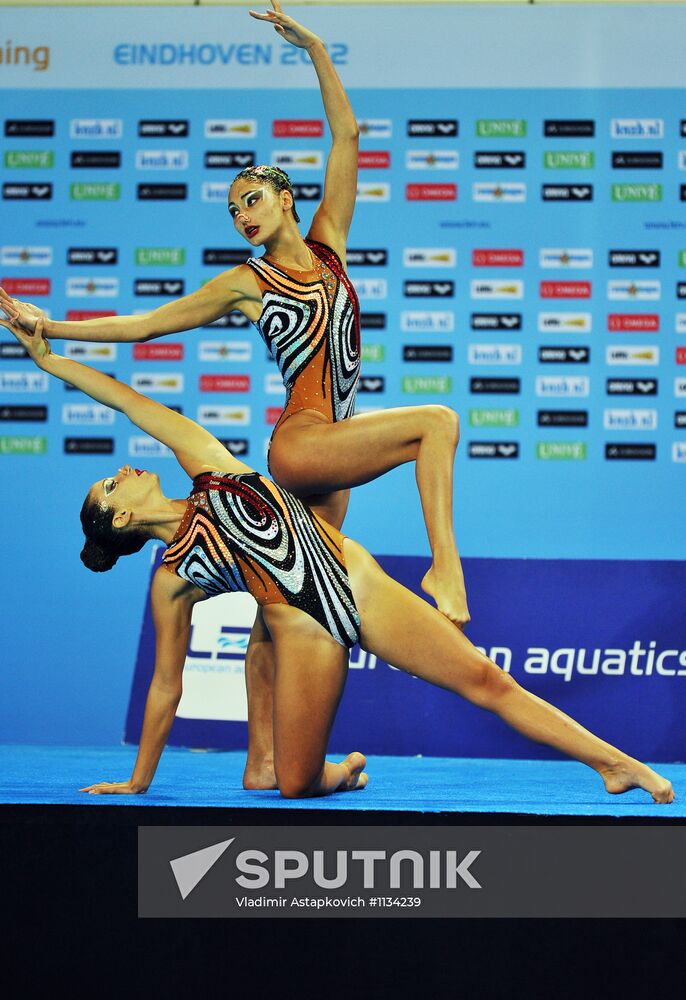 European Synchronized Swimming Championships. Day One