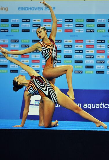 European Synchronized Swimming Championships. Day One