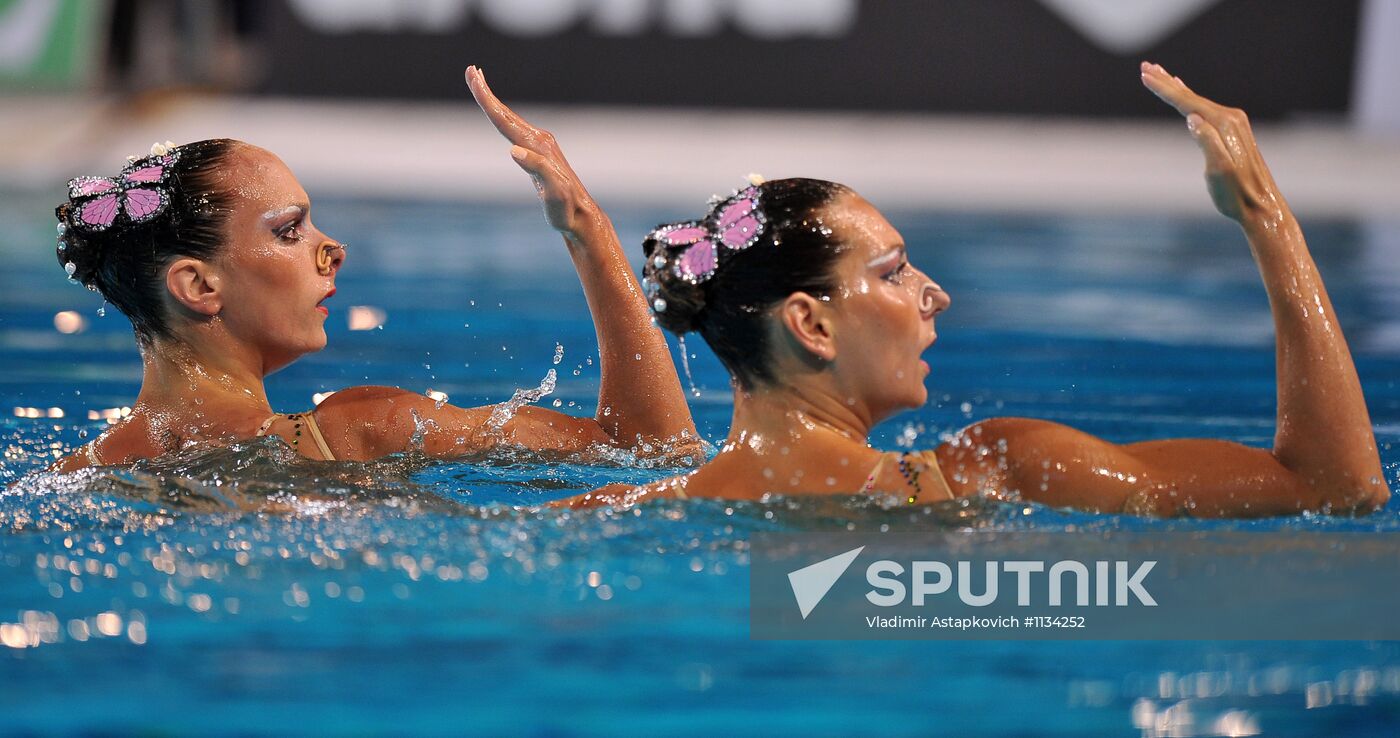 European Synchronized Swimming Championships. Day One