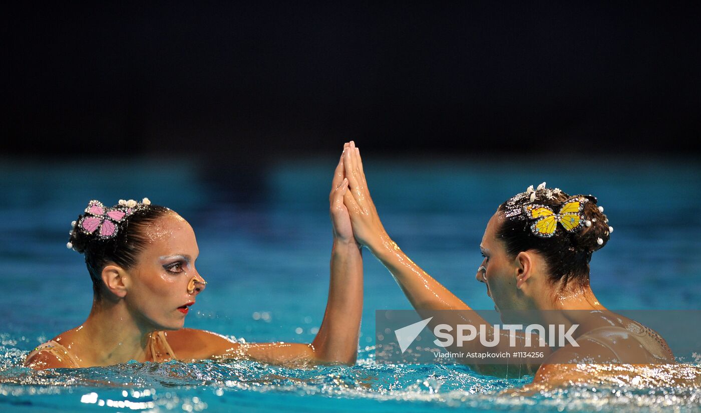 European Synchronized Swimming Championships. Day One