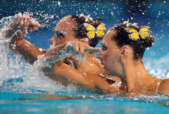 European Synchronized Swimming Championships. Day One
