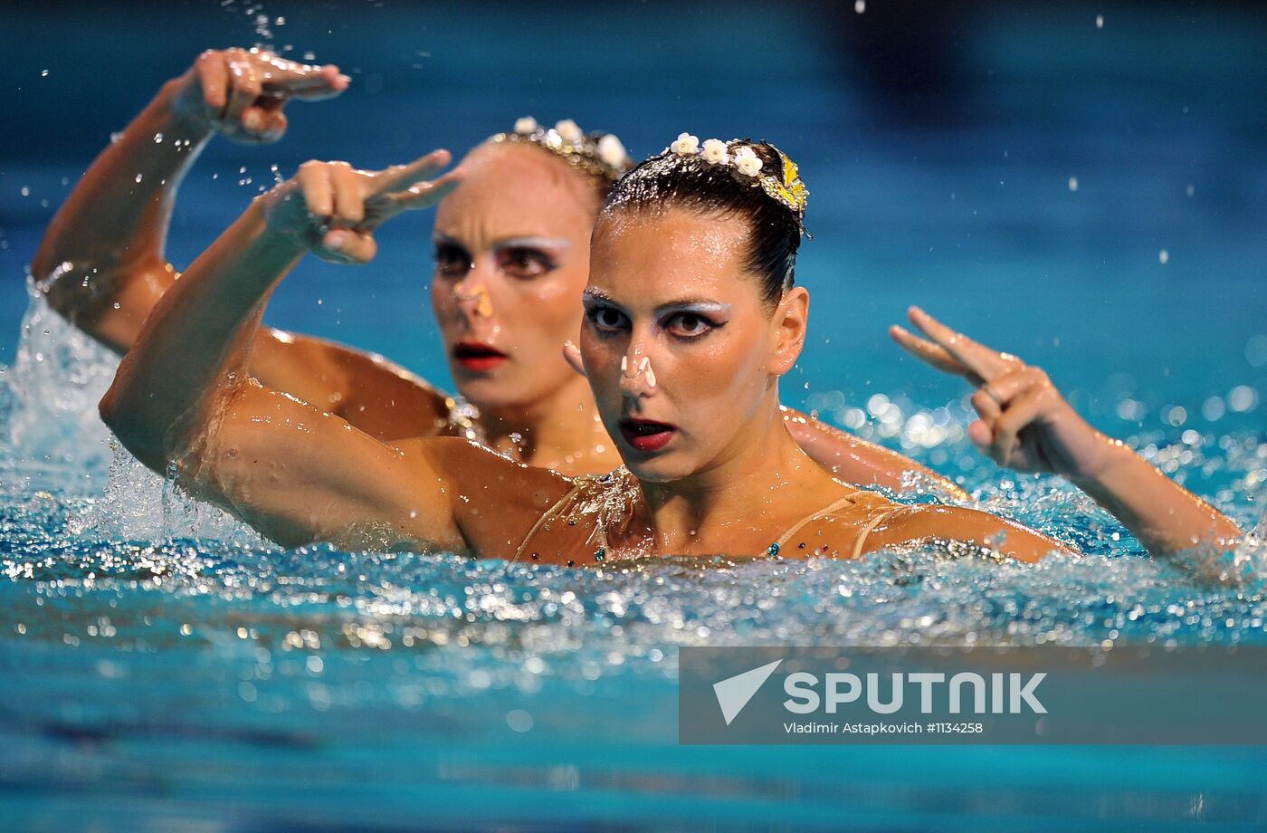 European Synchronized Swimming Championships. Day One