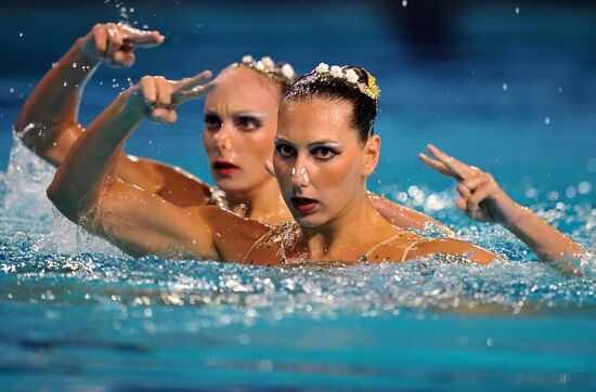 European Synchronized Swimming Championships. Day One