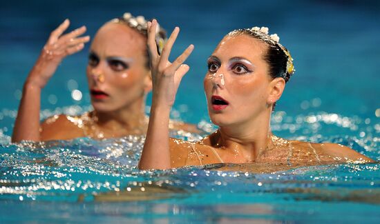 European Synchronized Swimming Championships. Day One