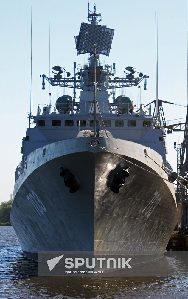Sea trials for frigate "Quiver" (Tarkash)