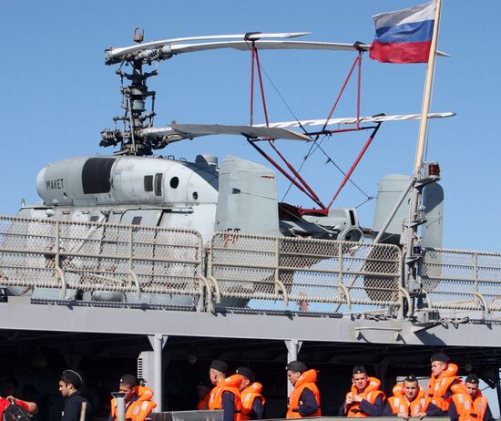 Sea trials for frigate "Quiver" (Tarkash)