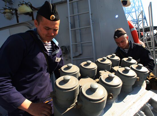 Sea trials for frigate "Quiver" (Tarkash)