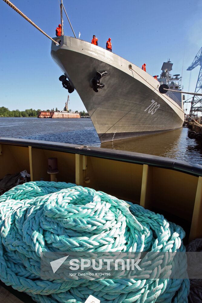 Sea trials for frigate "Quiver" (Tarkash)