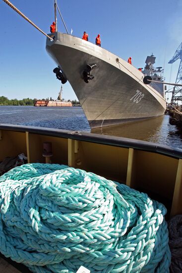 Sea trials for frigate "Quiver" (Tarkash)