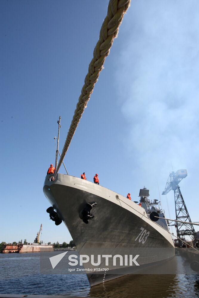 Sea trials for frigate "Quiver" (Tarkash)