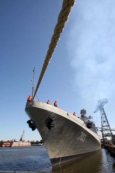 Sea trials for frigate "Quiver" (Tarkash)
