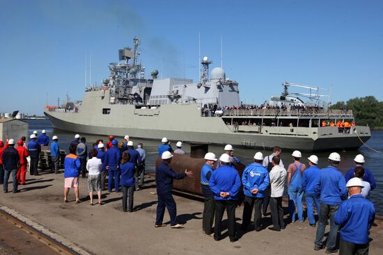 Sea trials for frigate "Quiver" (Tarkash)
