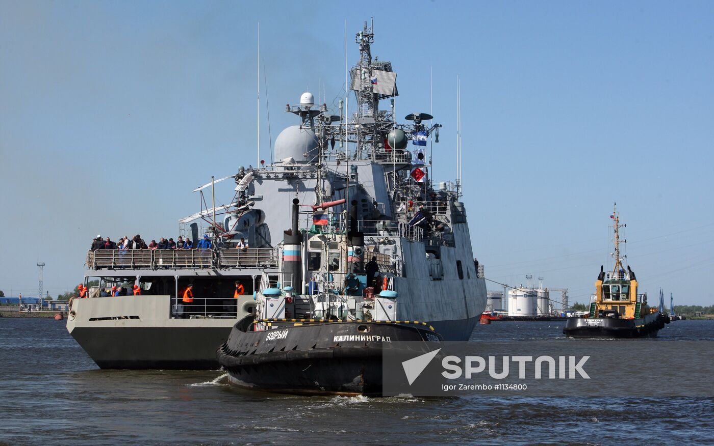 Sea trials for frigate "Quiver" (Tarkash)