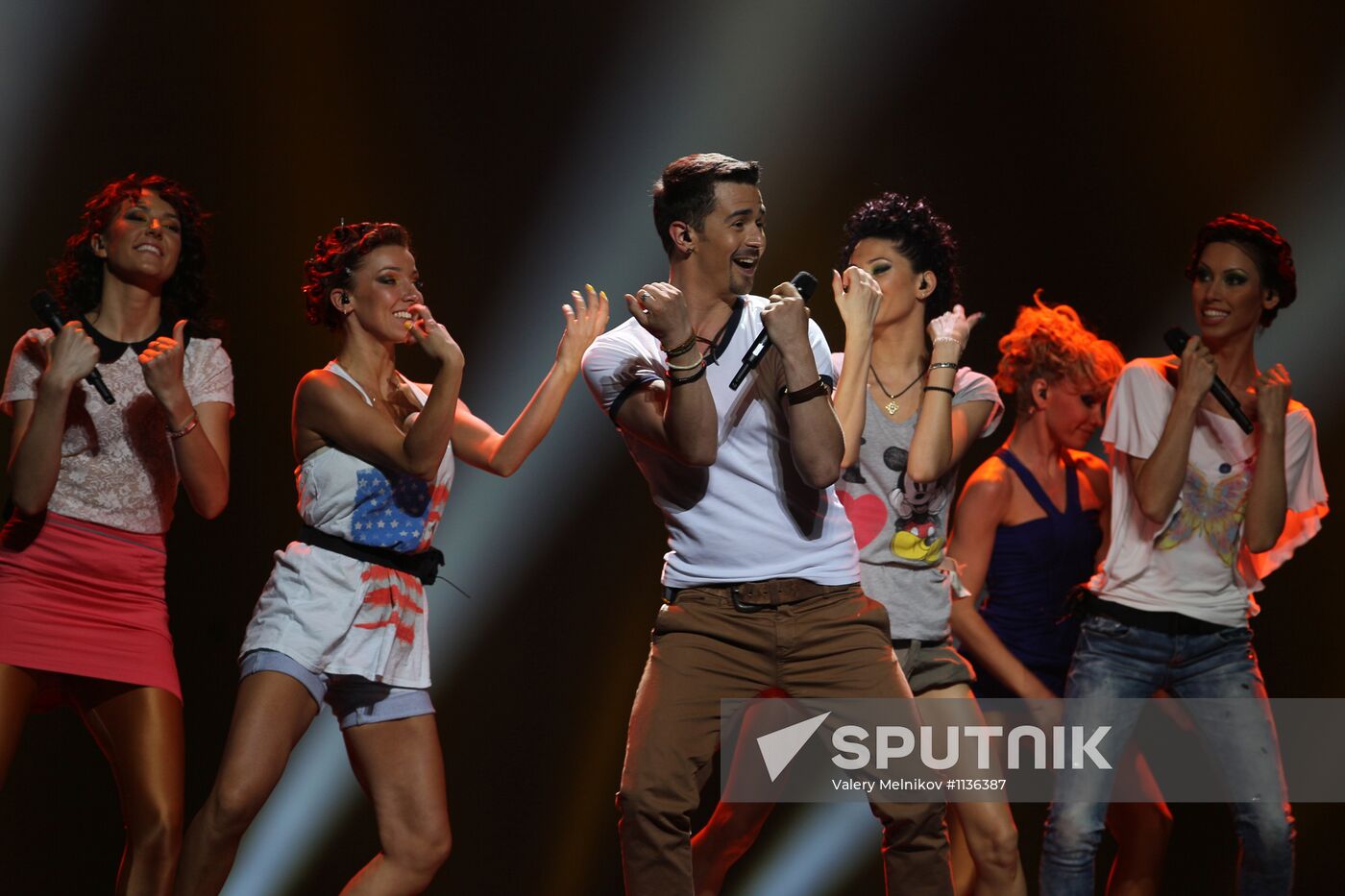 Full rehearsal for final show of Eurovision 2012 contest