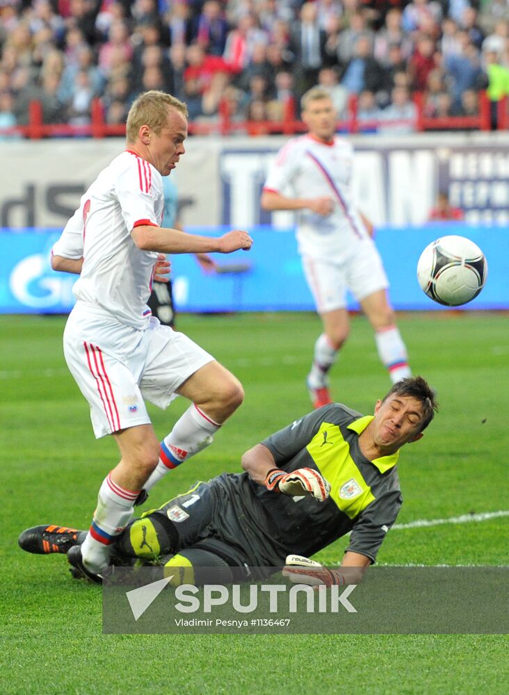 Football. Friendly match Russia vs. Uruguay