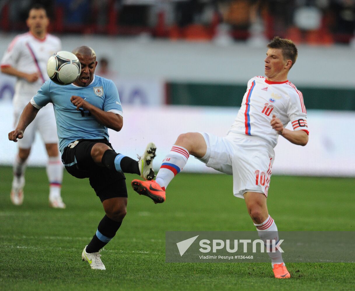 Football. Friendly match Russia vs. Uruguay