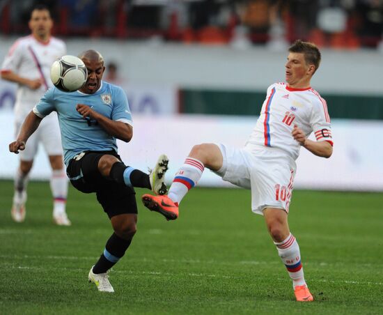 Football. Friendly match Russia vs. Uruguay