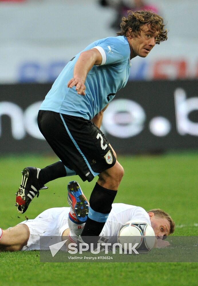 Football. Friendly match Russia vs. Uruguay