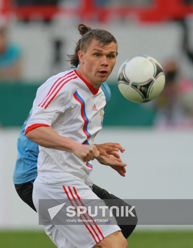 Football. Friendly match Russia vs. Uruguay