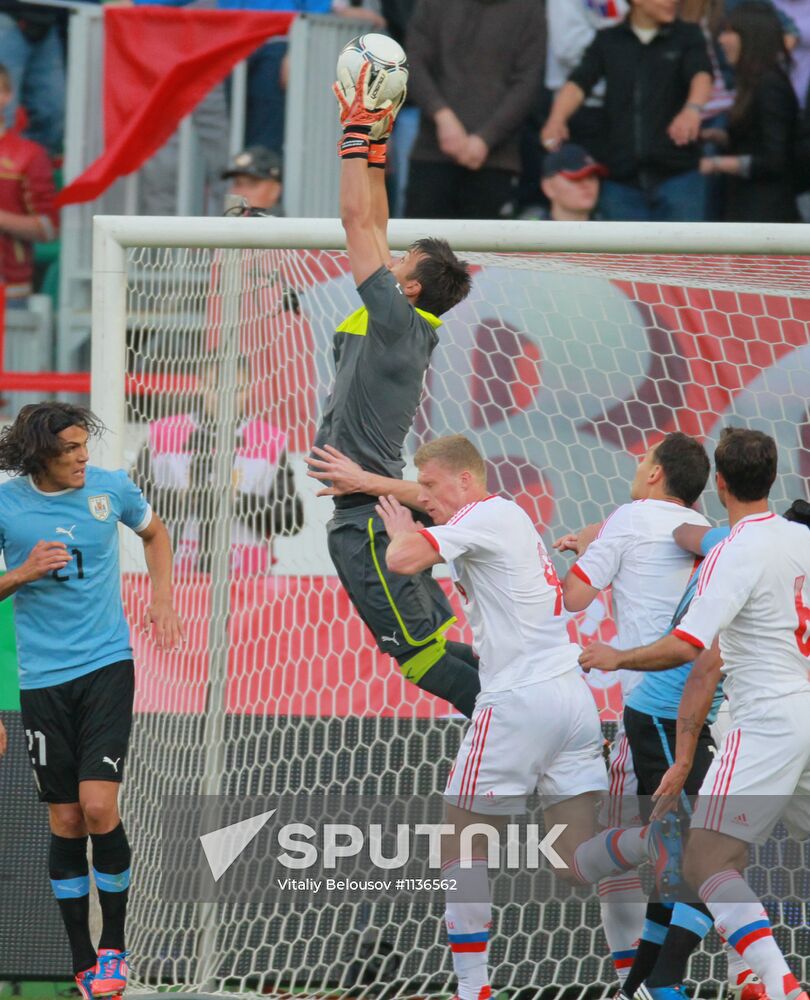 Football. Friendly match Russia vs. Uruguay