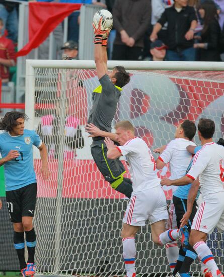 Football. Friendly match Russia vs. Uruguay
