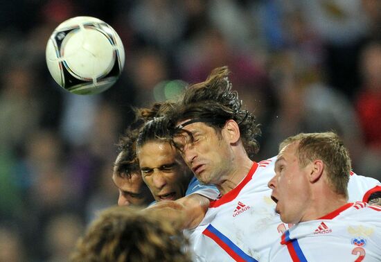 Football. Friendly match between Russia and Uruguay