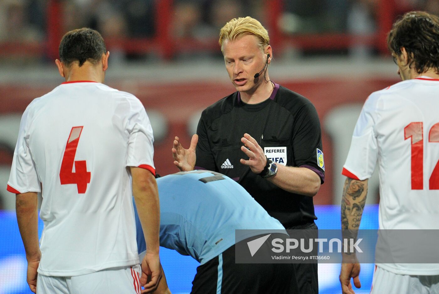 Football. Friendly match between Russia and Uruguay