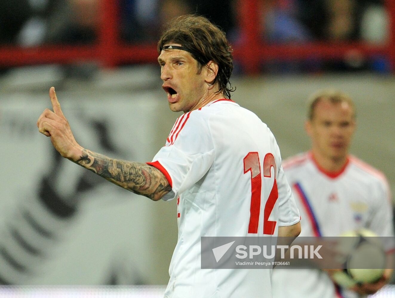 Football. Friendly match between Russia and Uruguay