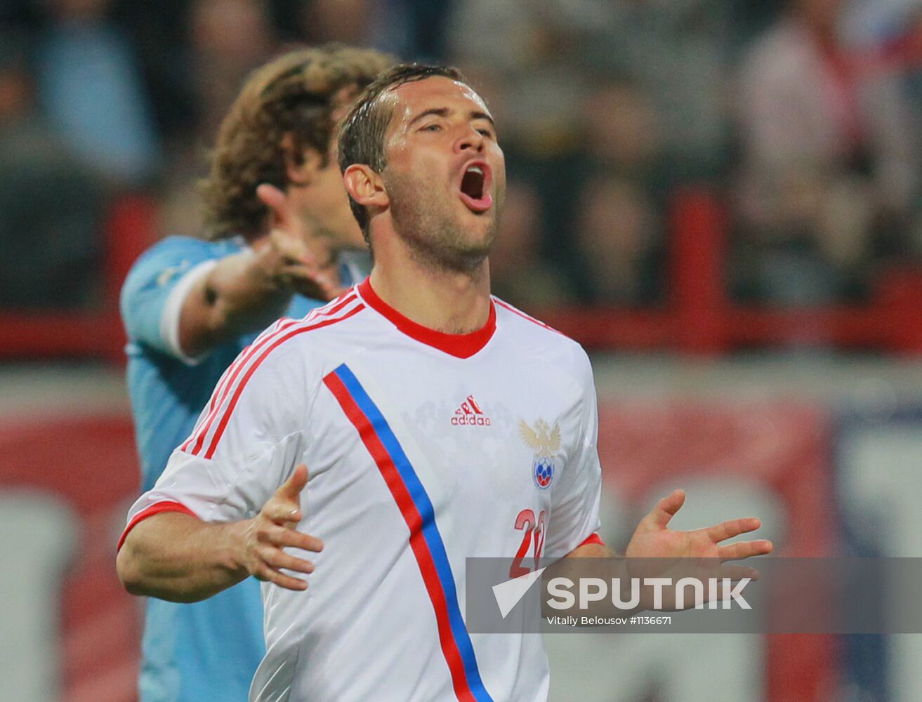 Football. Friendly match between Russia and Uruguay
