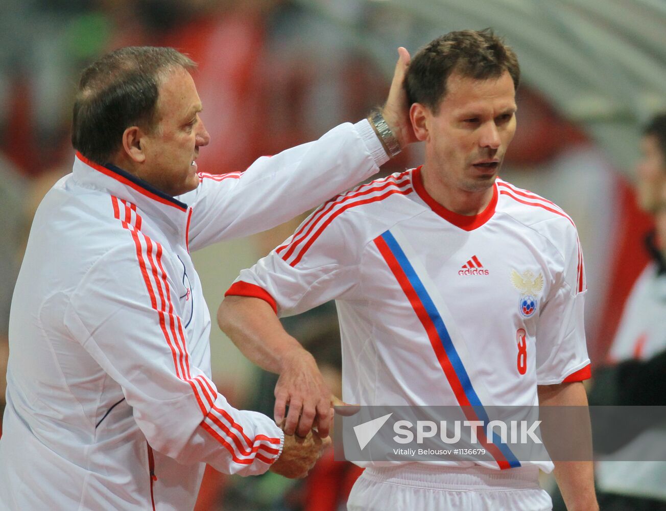 Football. Friendly match between Russia and Uruguay