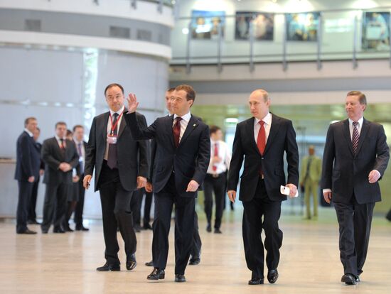 Putin, Medvedev at XIII Congress of United Russia Party