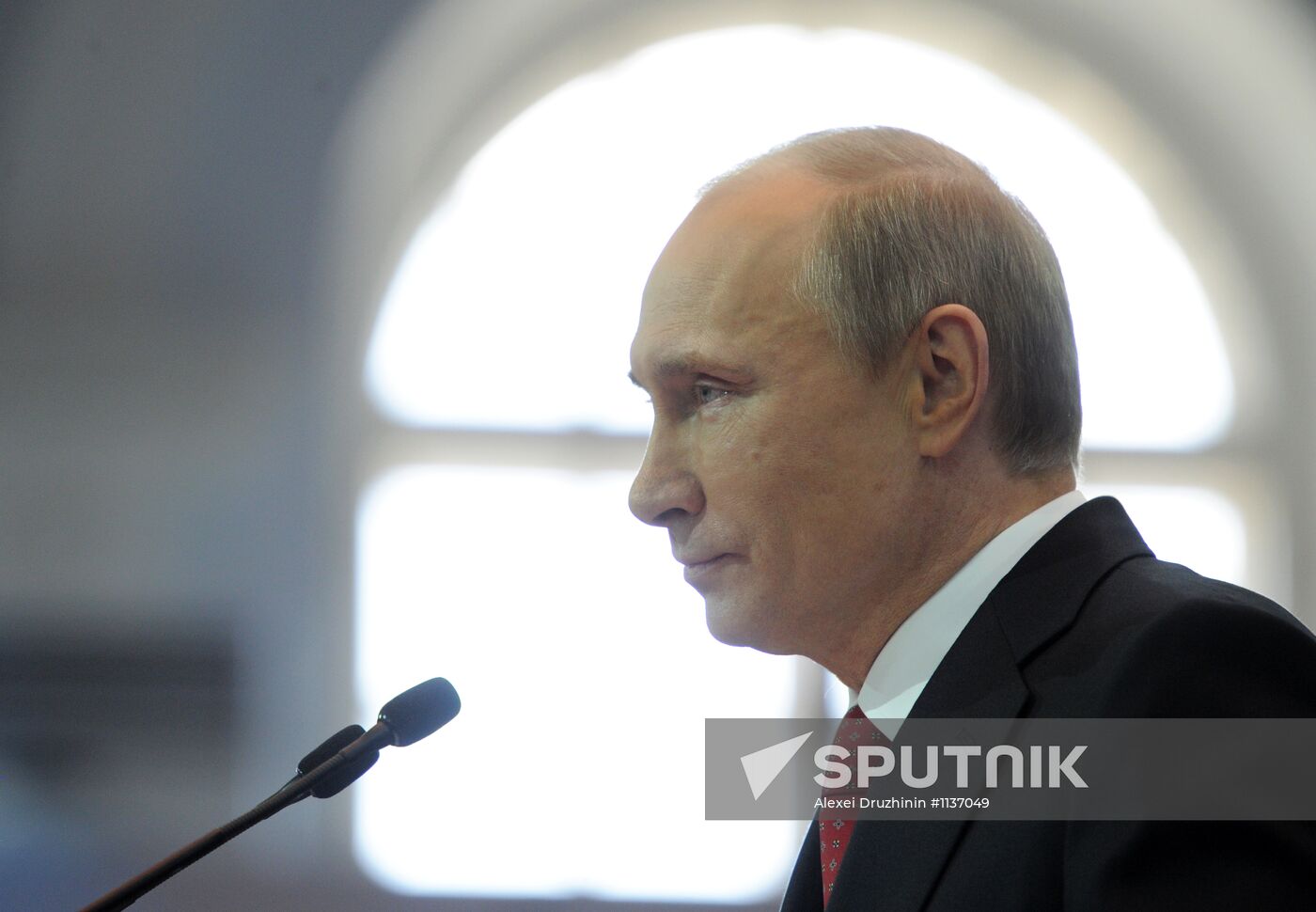 Vladimir Putin at the 13th United Russia party conference