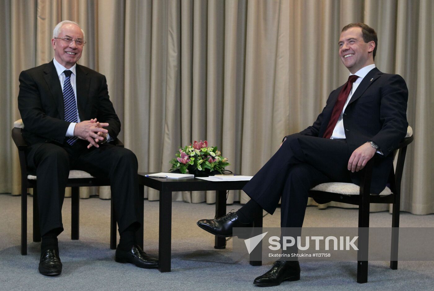 Dmitry Medvedev meets with Mykola Azarov