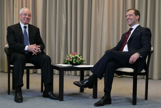 Dmitry Medvedev meets with Mykola Azarov