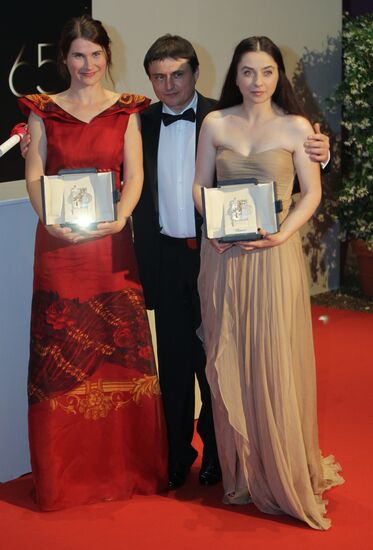 Closing of 65th Cannes film festival