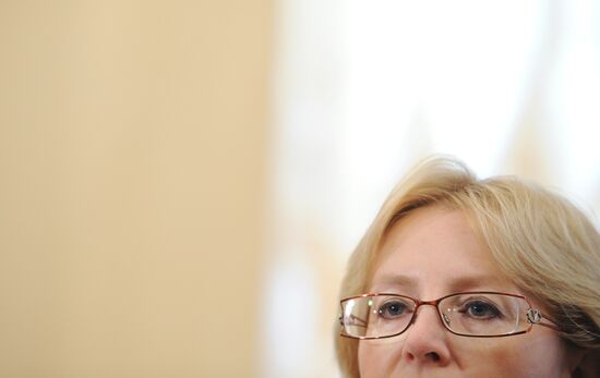 Briefing of Russian Health Minister Veronika Skvortsova