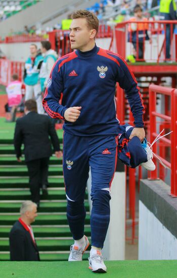 Football. Russia vs. Uruguay friendly match