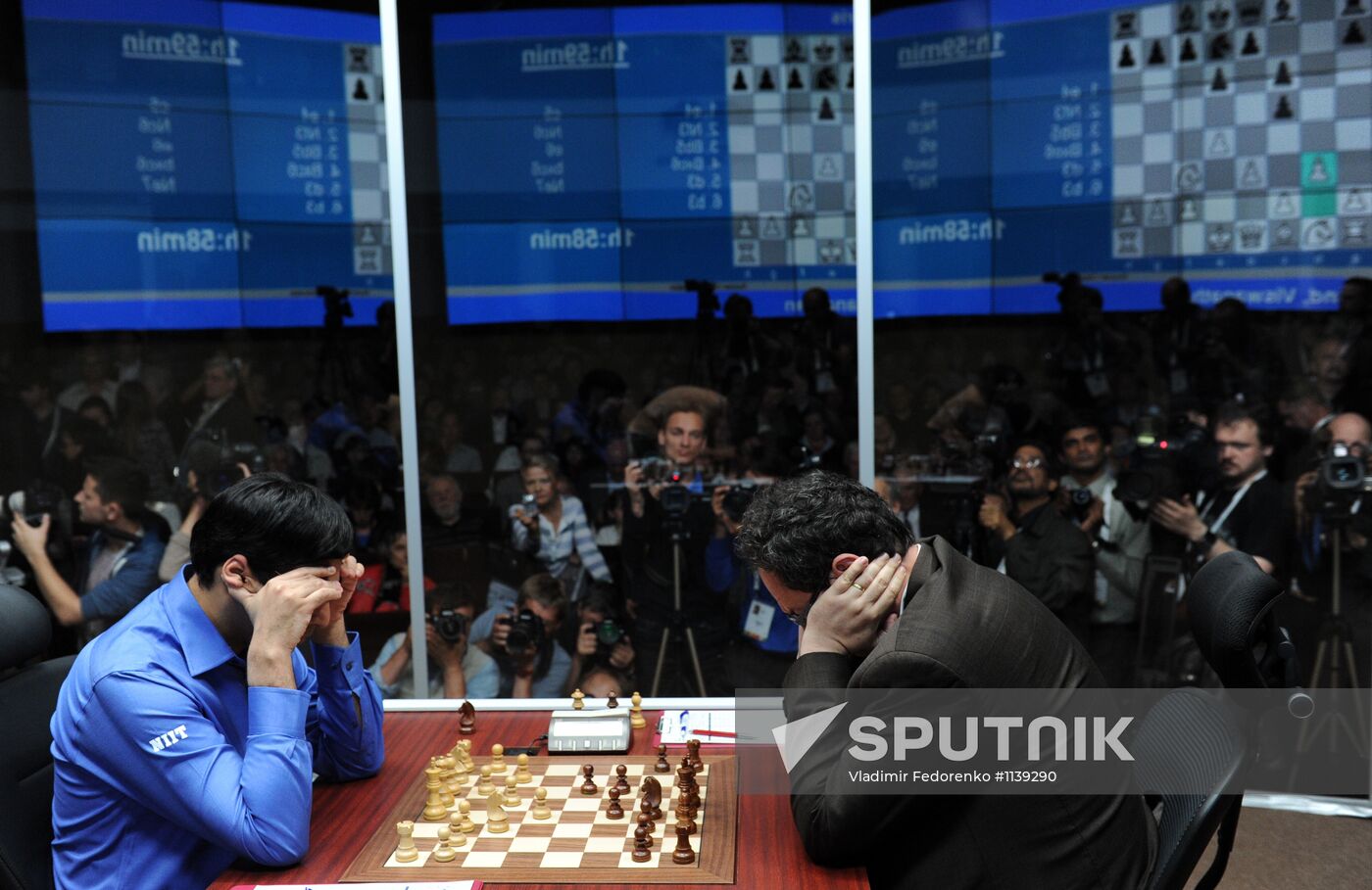 World Chess Championship 2012 match. Day 19