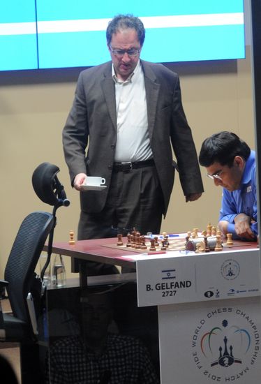 World Chess Championship 2012 match. Day 19