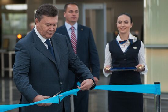 New terminal opens at Kiev international airport