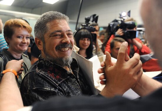 Russian bikers come back from Iraq