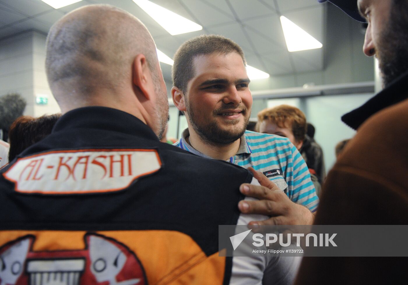 Russian bikers come back from Iraq