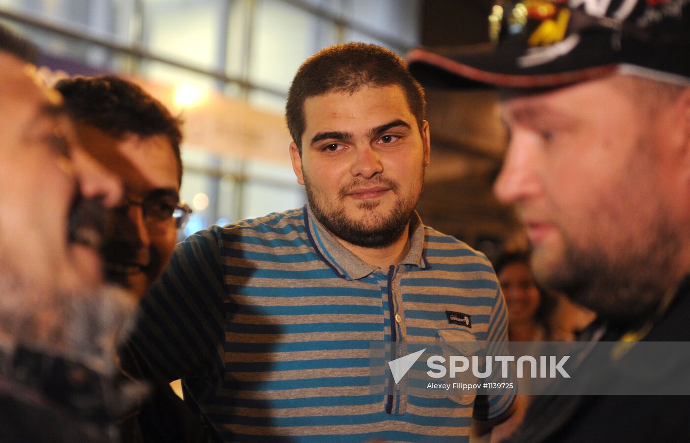 Russian bikers come back from Iraq