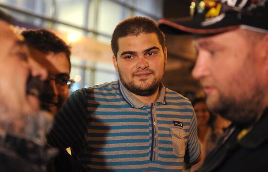 Russian bikers come back from Iraq