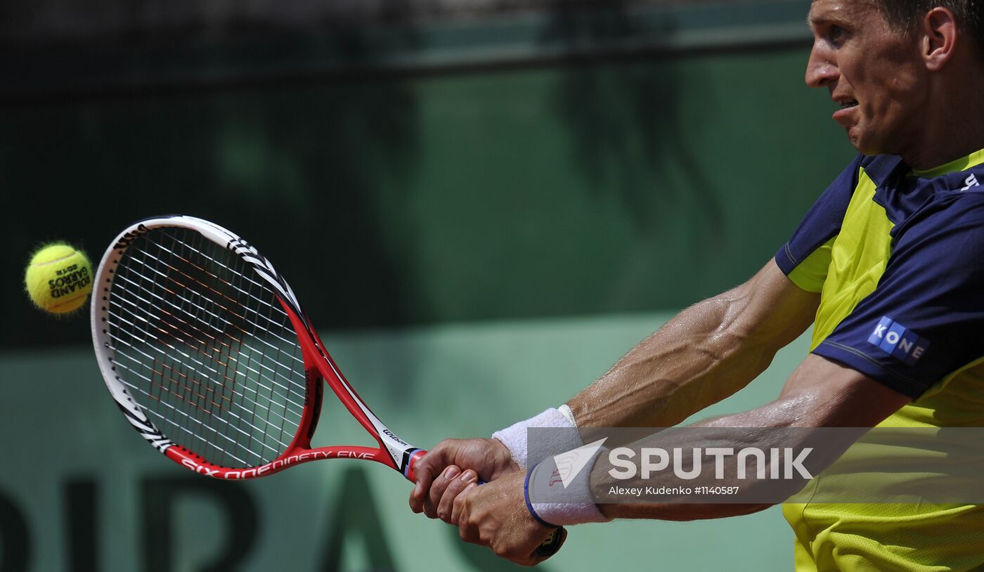 Tennis. 2012 Roland Garros. Day three