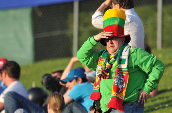 Football. Warm-up match between Russia and Lithuania