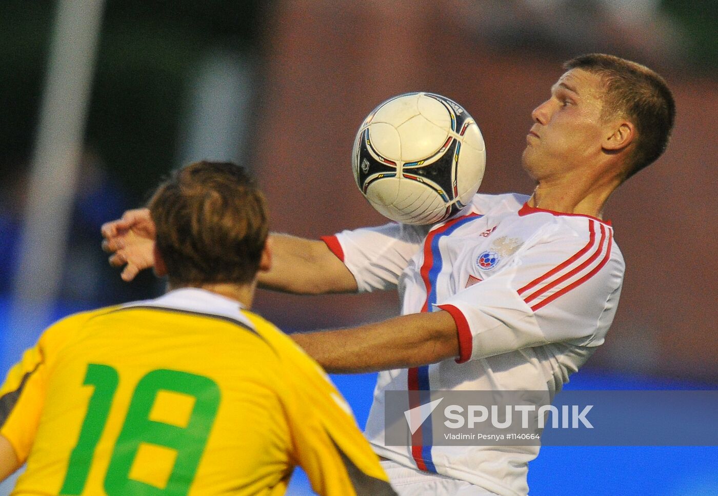 Football. Friendly match between Russia and Lithuania