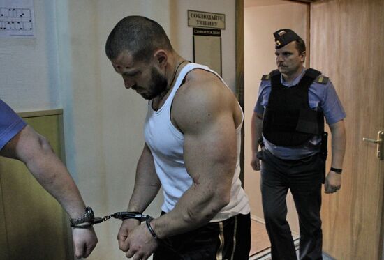 Maxim Luzyanin arrested in Moscow's Basmanny District Court